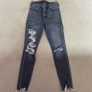 American Eagle Next Level Stretch Gray Jeans